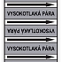 Značení potrubí, vysokotlaká pára